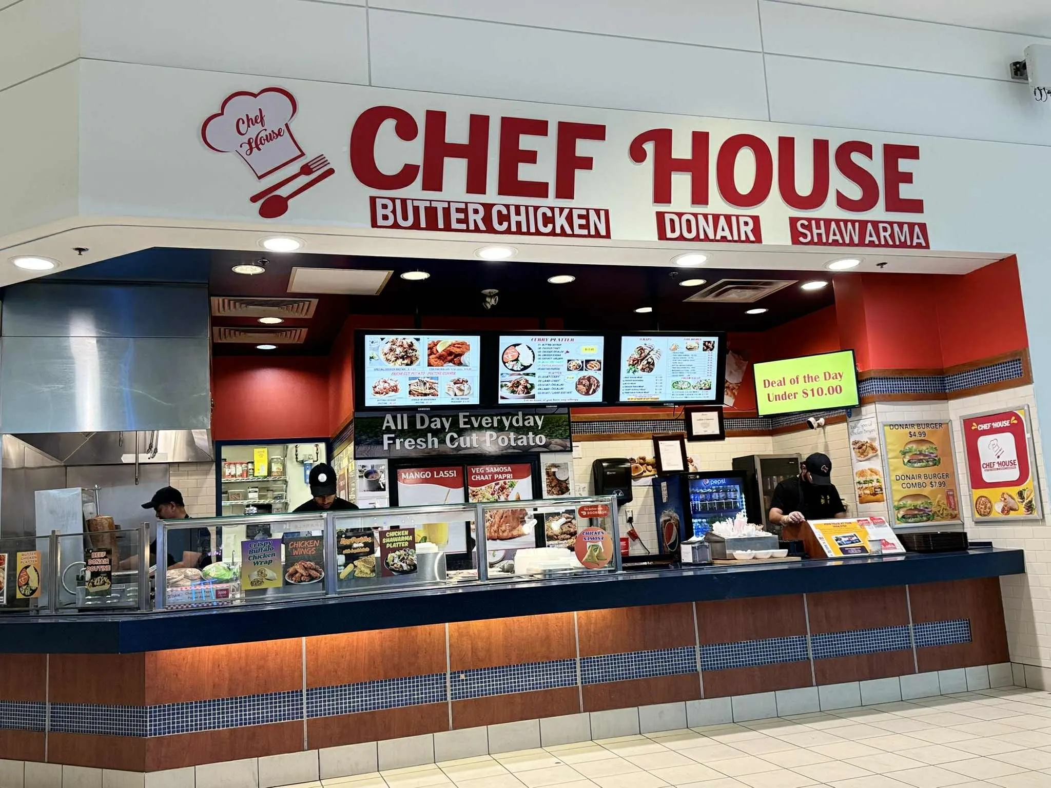 Chef House Food Court Indian Middle Eastern Cuisine Sherwood Park